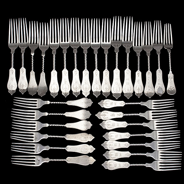 Duhme & Co. Twist Sterling Forks