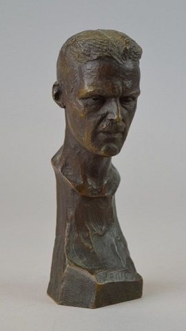 DUJAM PENIC BRONZE BUST OF A