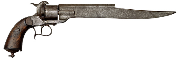 Dumonthier Pinfire Knife Pistol