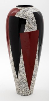 DUNAND MANNER ART DECO EGGSHEL