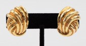 DUNAY 18K YELLOW GOLD HAMMERED