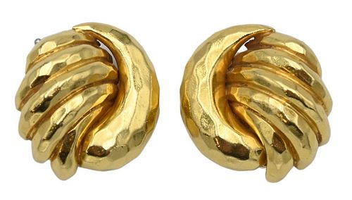 DUNAY SIGNED 18 KARAT YELLOW GOLD