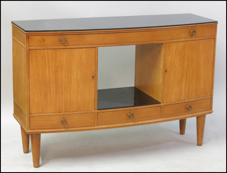 DUNBAR BLONDE MAHOGANY SIDEBOARD.