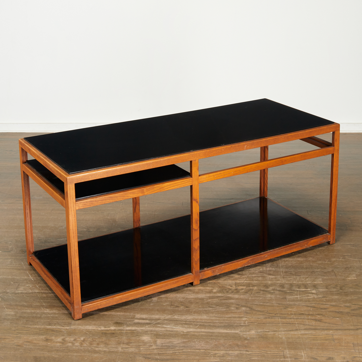 DUNBAR, OAK AND LAMINATE SOFA TABLE