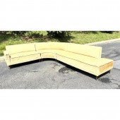DUNBAR Style Sectional Sofa wi