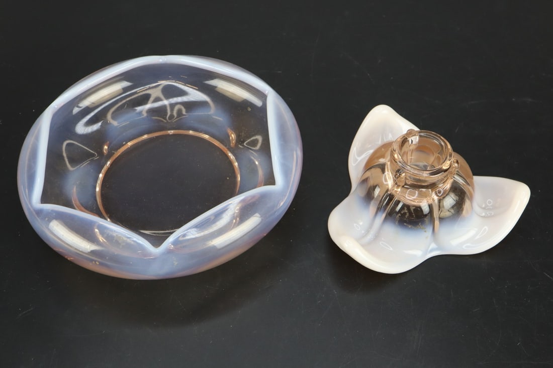 DUNCAN MILLER OPALESCENT DISH