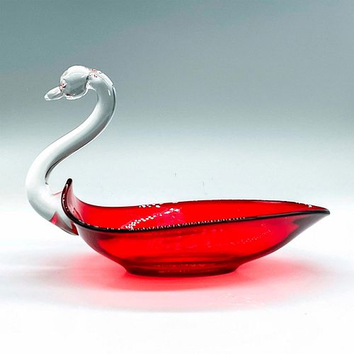DUNCAN MILLER RED AND CLEAR ART