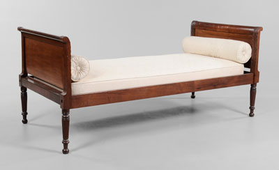 Duncan Phyfe Carved Mahogany Daybed