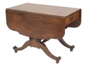 DUNCAN PHYFE MAHOGANY TABLE, H