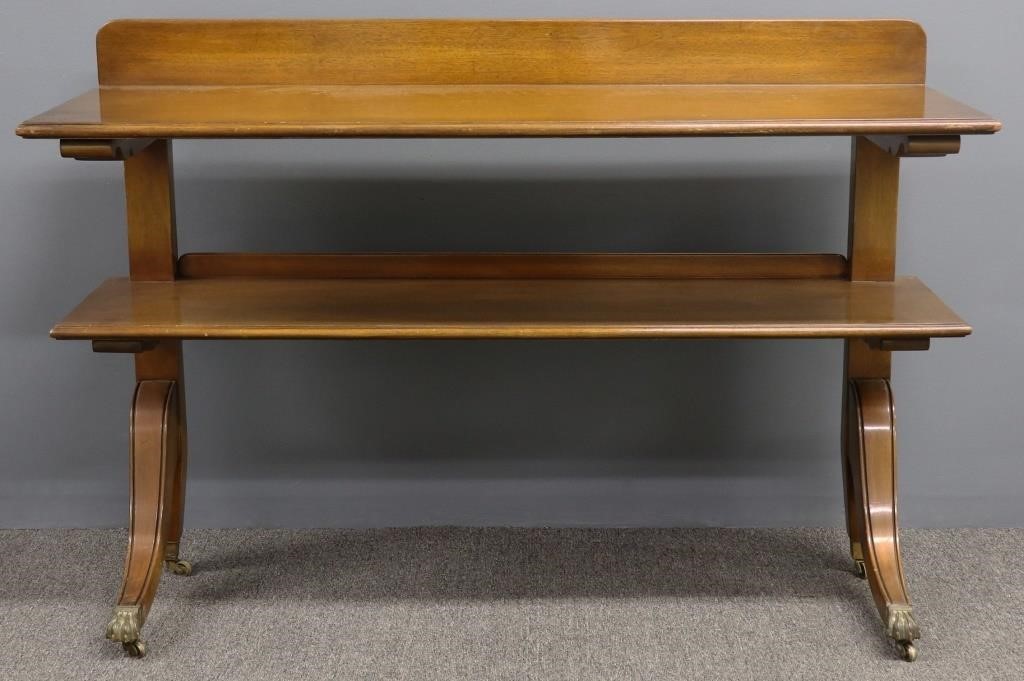 Duncan Phyfe style mahogany side
