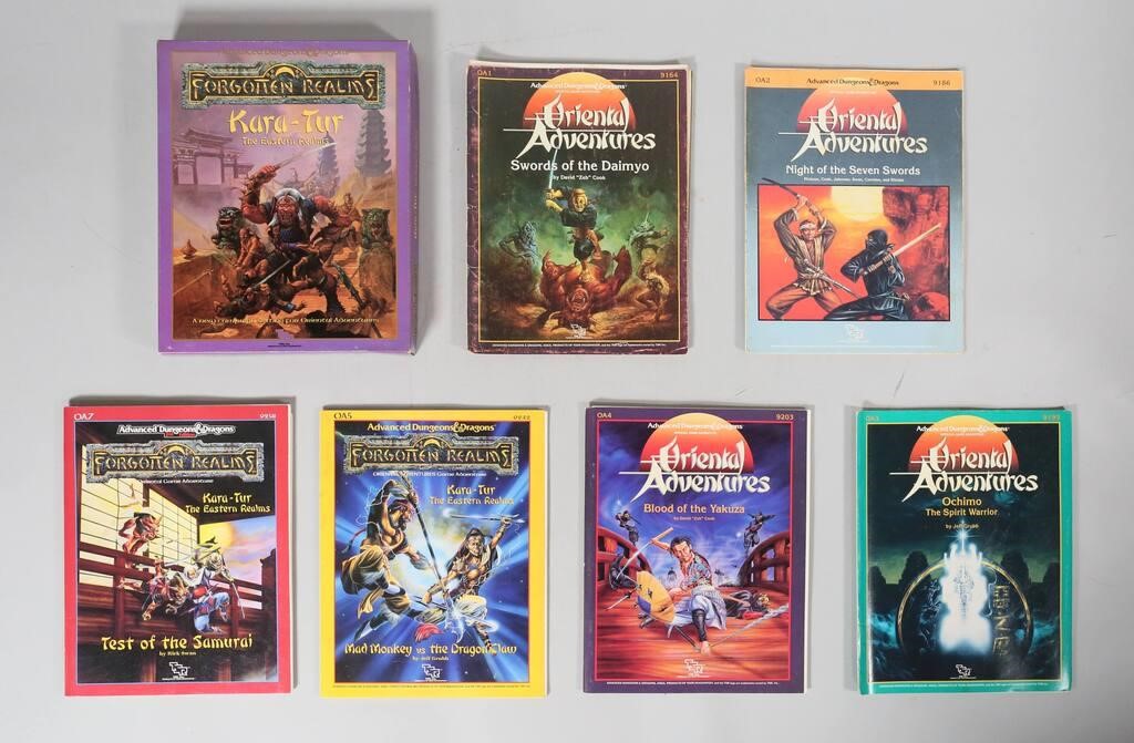 DUNGEONS AND DRAGONS MODULES AND