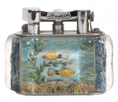 DUNHILL AQUARIUM TABLE LIGHTER