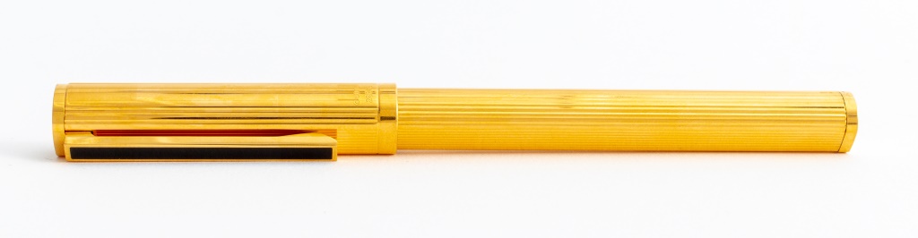 DUNHILL VINTAGE GILT FOUNTAIN PEN
