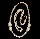 Duo of Large Ivory Necklaces A