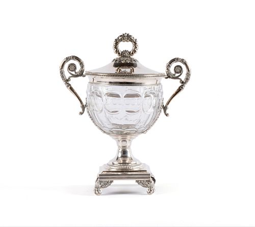 DUPRE SILVER MOUNTED CANDY