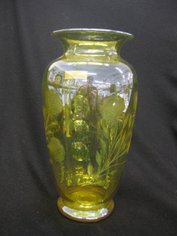 Durand Art Glass Vase iridescent