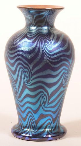 DURAND BLUE IRIDESCENT KING TUT