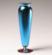 Durand iridescent blue art gla