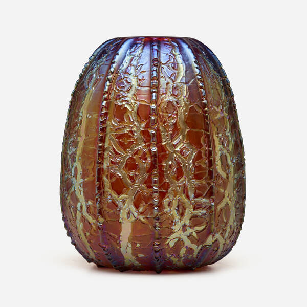 Durand. Moorish Crackle vase. c.