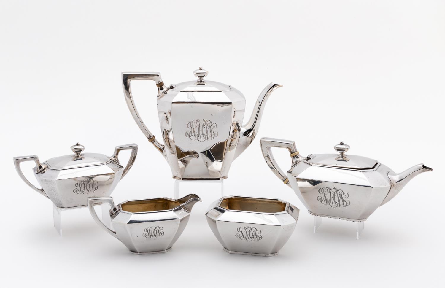 DURGIN STERLING SILVER TEA & COFFEE