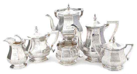 Durgin sterling tea and coffee