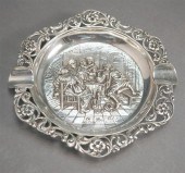 DUTCH 833-SILVER ASH TRAY WITH