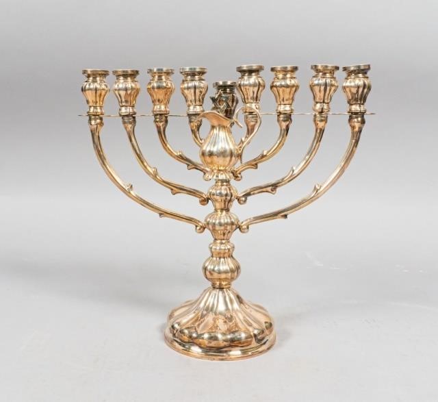 DUTCH 835 SILVER MENORAH835