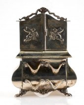 DUTCH 835 SILVER MINIATURE CAB