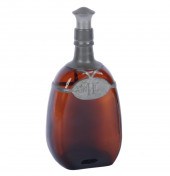 DUTCH? AMBER GLASS AND PEWTER