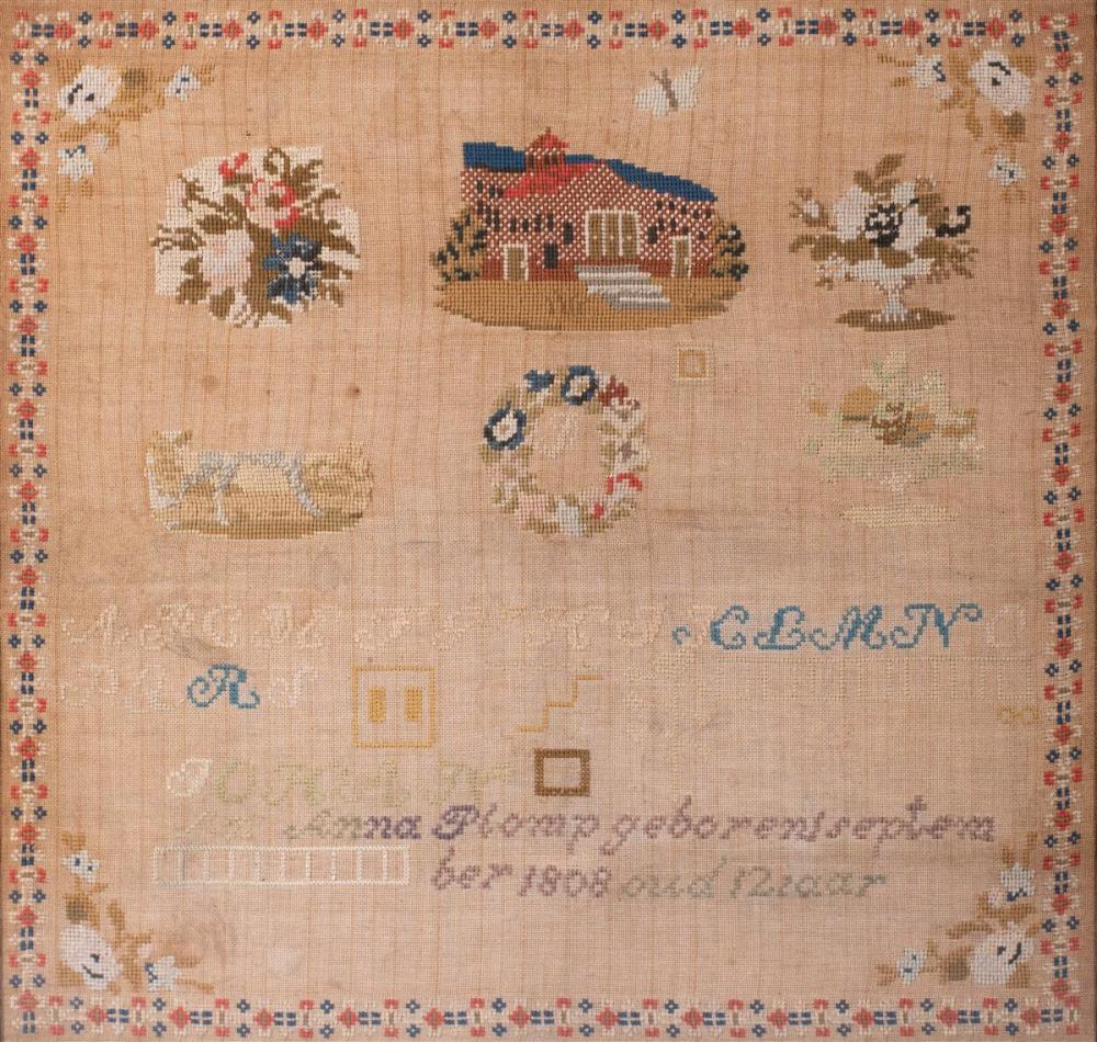 DUTCH ANNA PLOMP SAMPLER, BORN