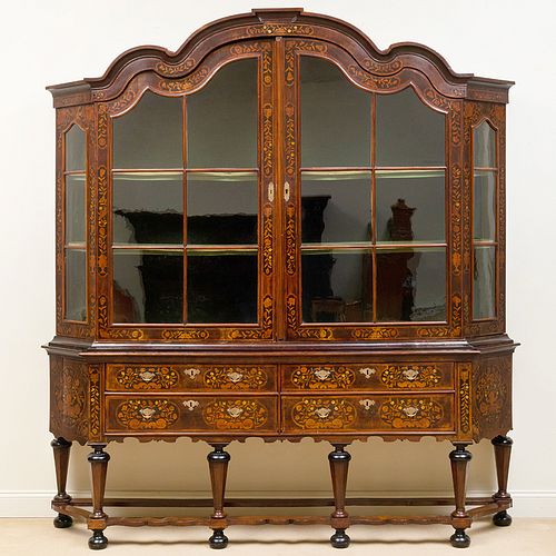 DUTCH BAROQUE MAHOGANY AND