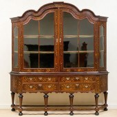 DUTCH BAROQUE MAHOGANY AND FRU