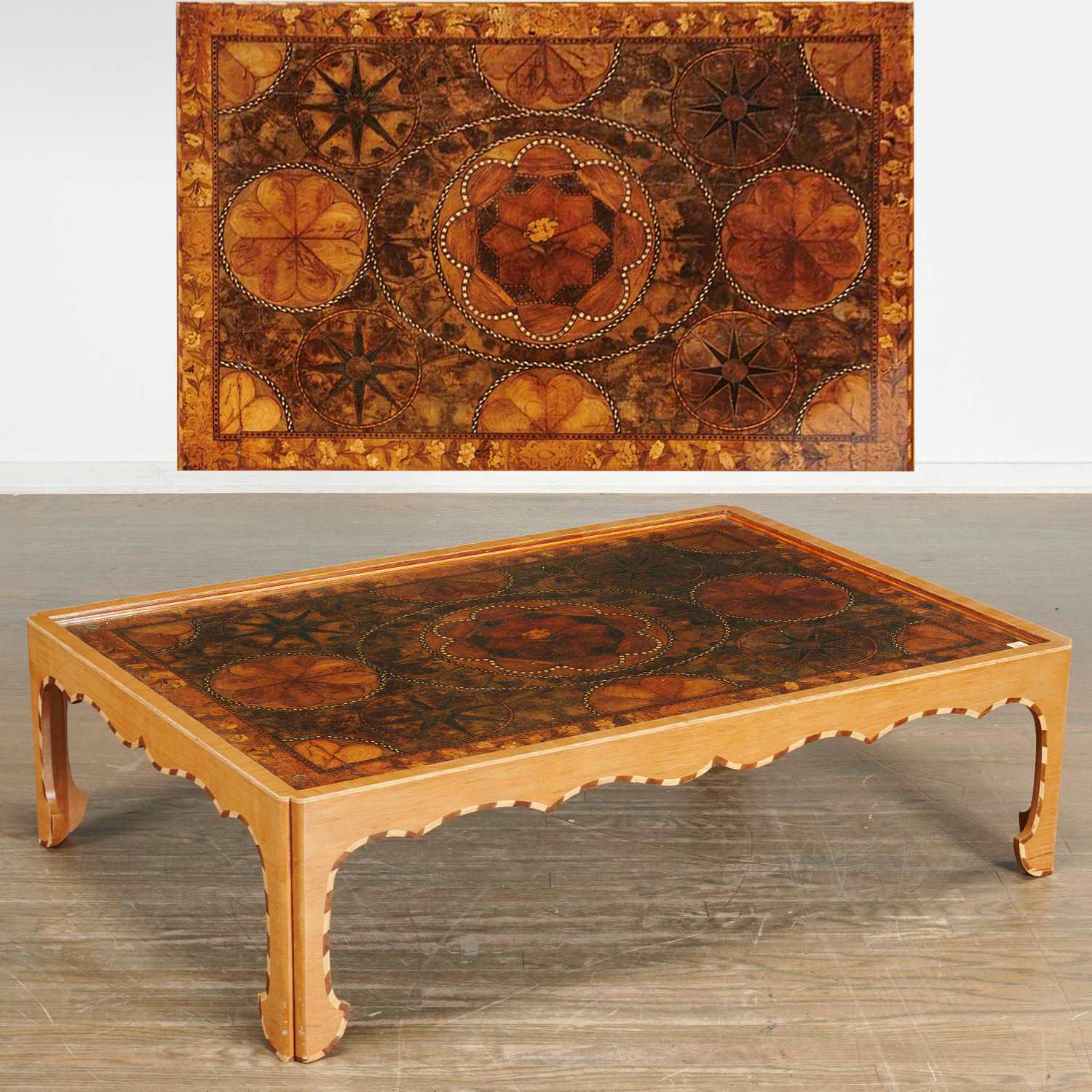 DUTCH BAROQUE MARQUETRY COFFEE