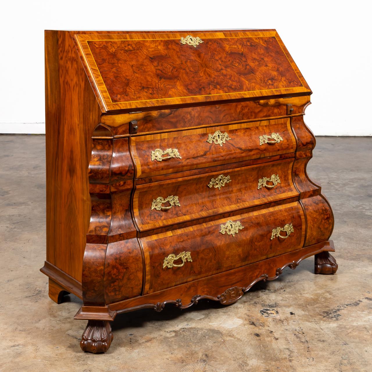 DUTCH BAROQUE STYLE FALL FRONT DESK