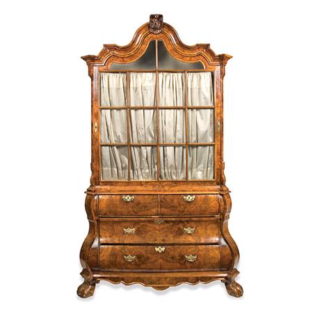 Dutch Baroque Walnut Cabinet 	 