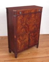 DUTCH BIEDERMEIER SECRETAIRE A