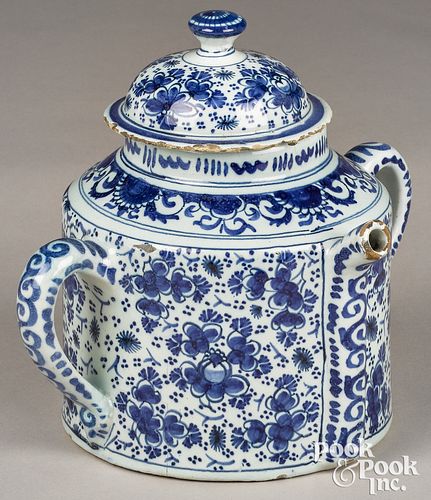 DUTCH BLUE AND WHITE DELFT POSSET