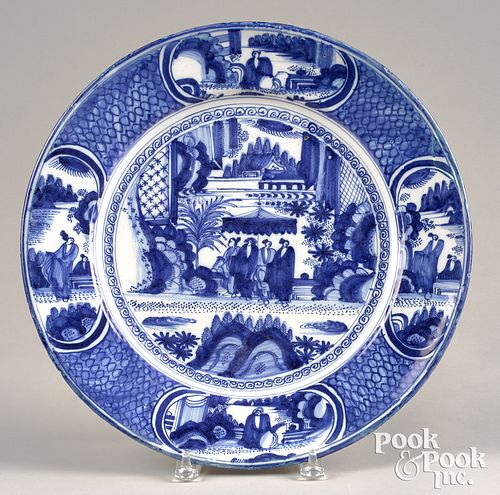 DUTCH BLUE AND WHITE DELFT CHARGER,