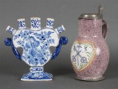 Dutch blue and white Delftware