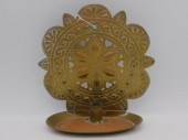DUTCH BRASS PUNCHWORK WALL SCO