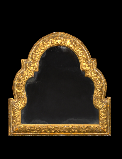 Dutch Carved Giltwood Arched