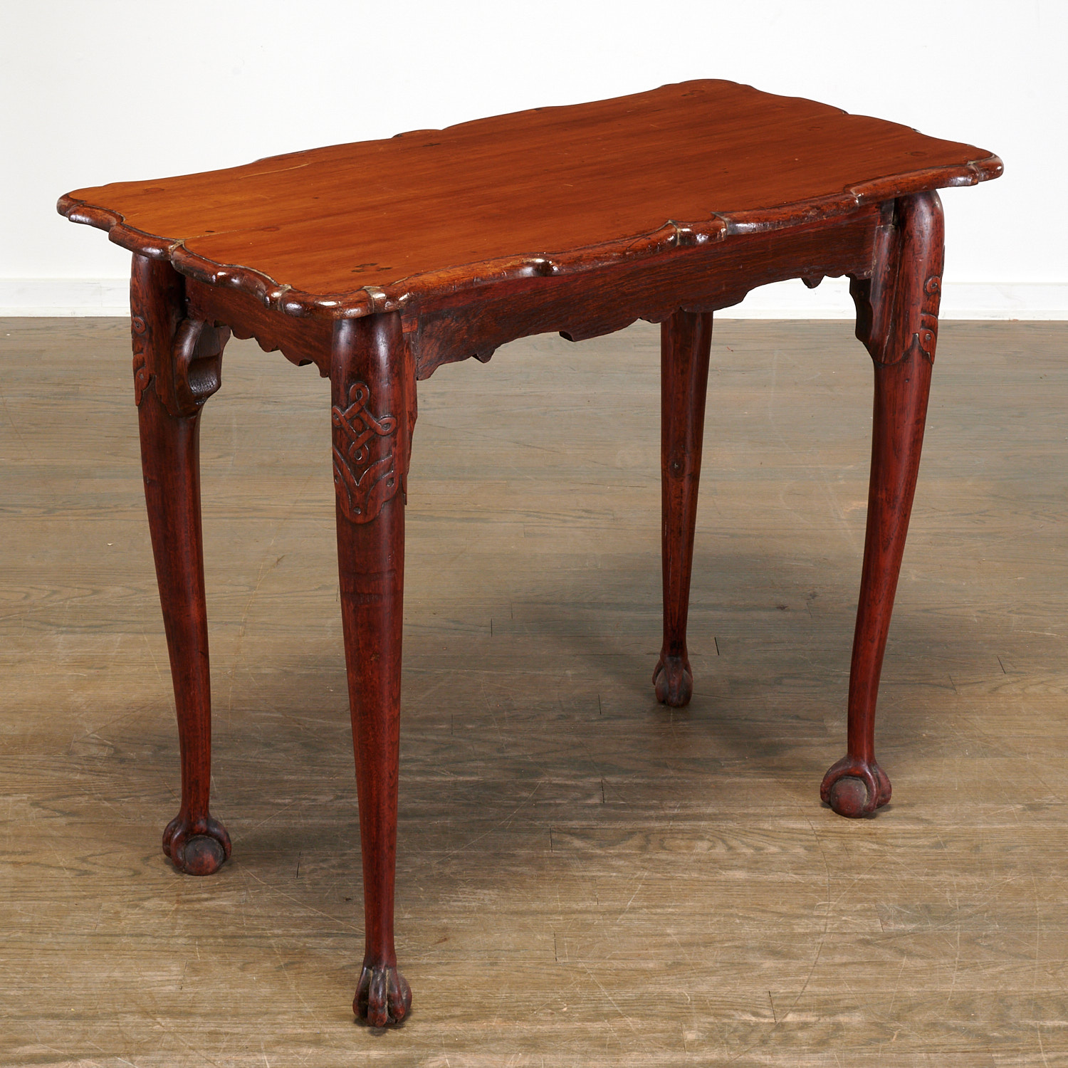 DUTCH COLONIAL CARVED HARDWOOD SIDE