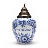 DUTCH DELFT BLUE AND WHITE PHA