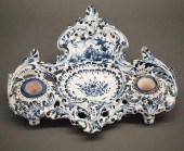 DUTCH DELFT INKSTANDAn 18th ce