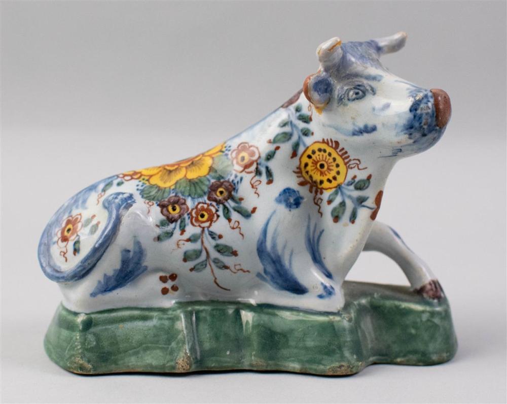 DUTCH DELFT MODEL OF A RECUMBENT