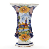 DUTCH DELFT POLYCHROME BEAKER
