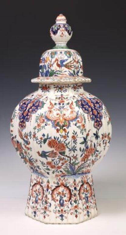 DUTCH DELFT RIBBED OCTAGONAL