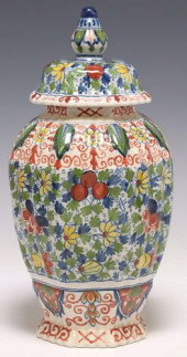 DUTCH DELFT RIBBED OCTAGONAL B