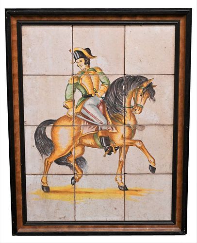DUTCH DELFT TIN GLAZED FAIENCE WALL