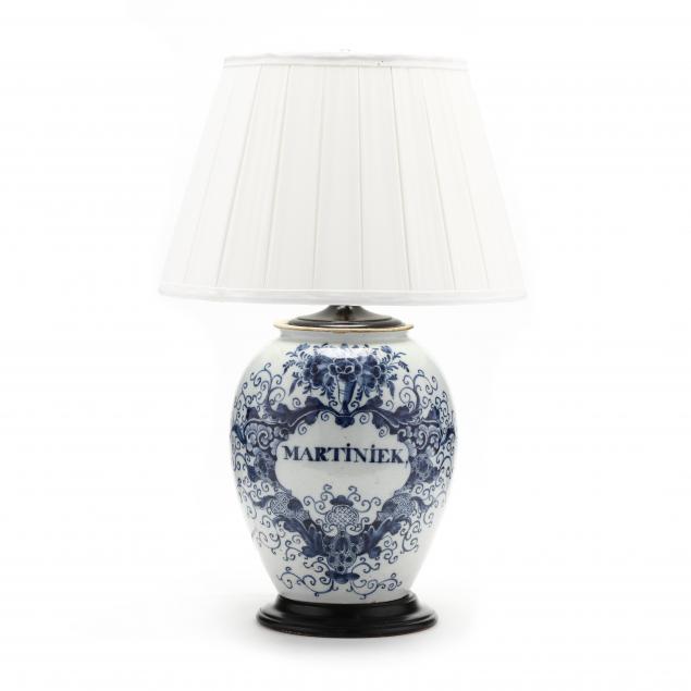 DUTCH DELFT TOBACCO JAR PRESENTED